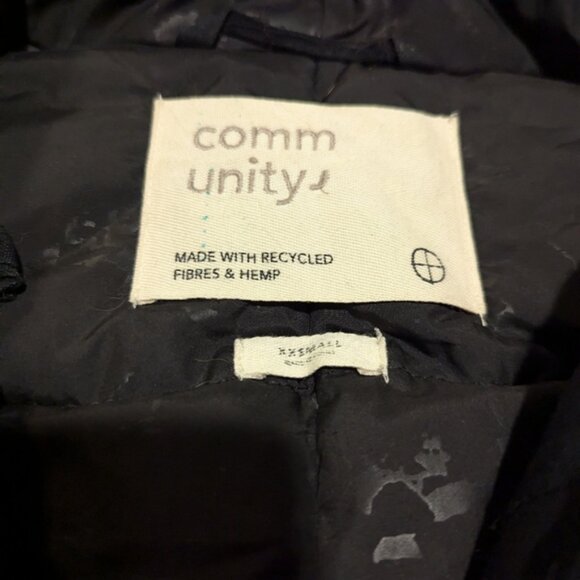 57.Aritzia Community Down-filled Parka Made with Recycled Fibres & Hemp Size XXS - Picture 3 of 5